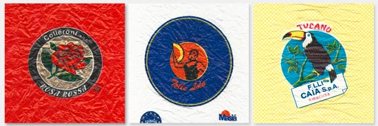 Orangenpapier-Sammlung von Olivia Ockenfels