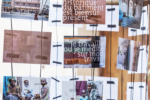 Text-Bild-Installation von Rendel Freude